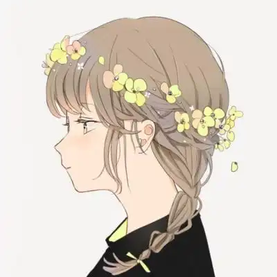 小清新真人动漫浪漫情侣头像
