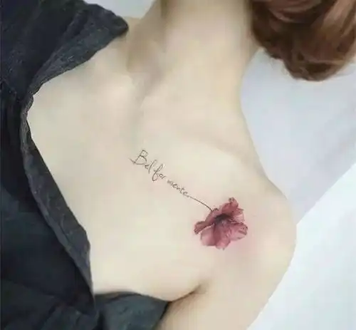 清新淡雅纹身
