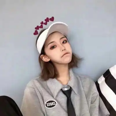 戴帽子的女生头像霸气酷气质女生头像
