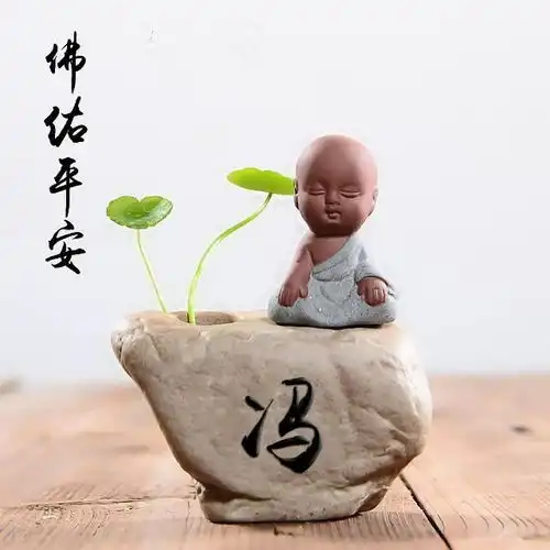 简约小和尚微信头像让人心静佛系头像,有你姓氏
