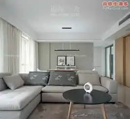灰白空间逅屋设计简约中户型客厅实景图沙发
