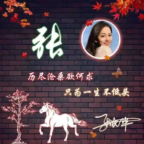 你应该换一拨微信头像了,26款金属质感特效签名头像,请带走
