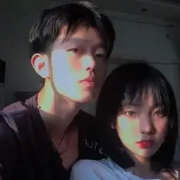 情侣头像高冷霸气一对柠檬少女半心酸
