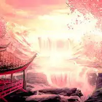 清新唯美的卡通手绘风景个性头像
