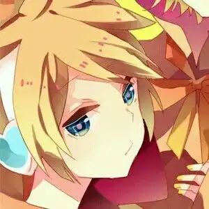 二次元情侣头像.镜音双子.镜音连.男方.
