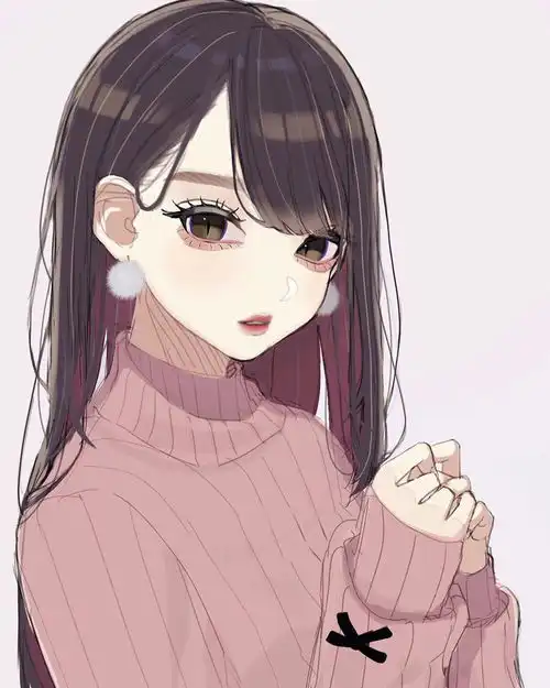 日本画师超可爱的少女插画
