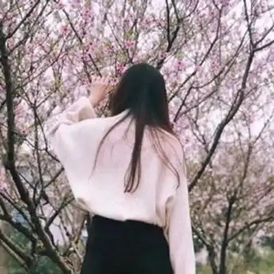 森系情侣头像一左一右绿色文艺森系情侣头像一对
