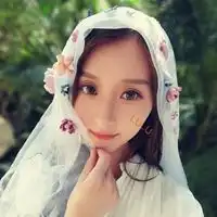 微信头像女生小清新仙气带头纱微信头像图片大全
