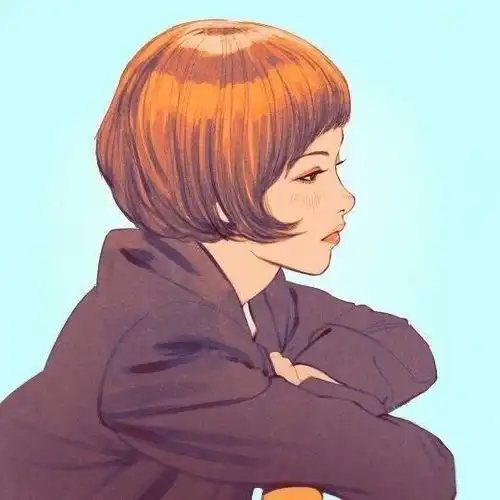 无水印短发女生头像点赞的都是小仙女
