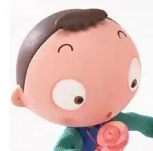 母子卡通头像一对两张
