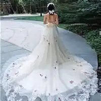 微信公主婚纱背影头像微信头像图片大全
