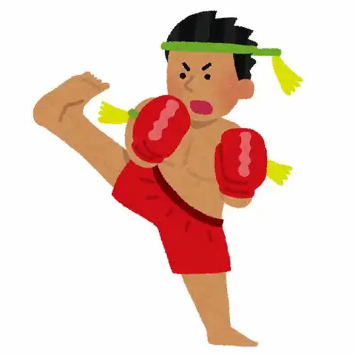 拳击比赛泰拳打拳自由搏击卡通插画免扣素材手绘png22插画运动比赛健身
