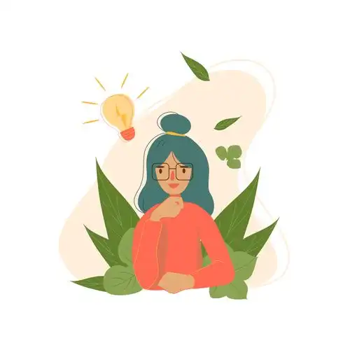 个性卡通手绘人物矢量插画广告素材下载至来源处
