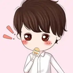 小薇的世界光情侣插画头像
