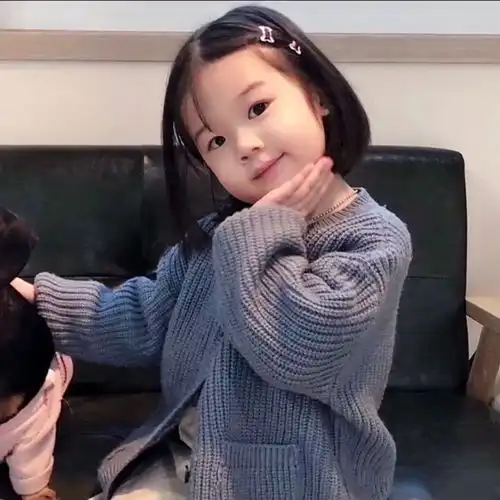 情侣头像可爱小孩
