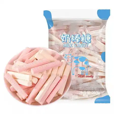 比比赞奶酪糖棒糖创意网红可爱棒棒糖果小孩爱吃的小零食混合批发lj
