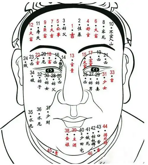 相面算命,这三个地方长痣富的流油官运禄运旺一世,比算命更准

