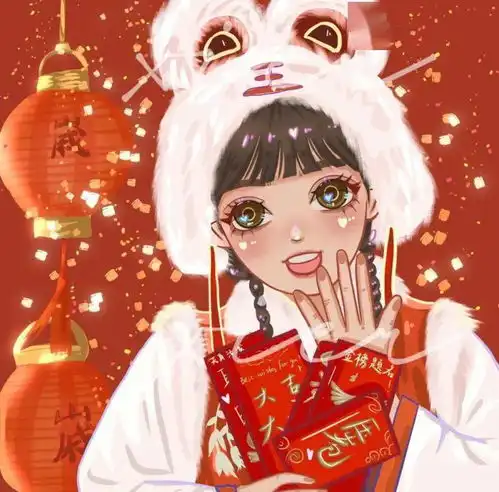 情侣头像虎年可爱又喜庆的情侣头像
