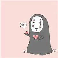 千寻与无脸男情侣头像
