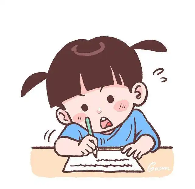 超可爱的手绘萌娃男头女头情侣头像
