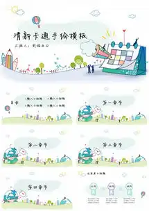 2019年手绘卡通学前教育定制幼儿教育可爱清新ppt模板下载熊猫办公
