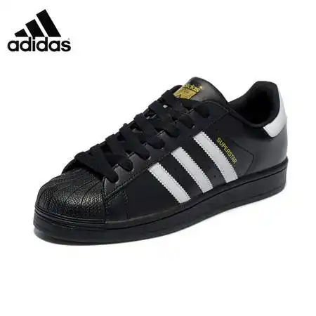 阿迪达斯adidas三叶草经典贝壳头金标情侣鞋低帮男鞋女鞋休闲板鞋夏季新款运动休闲板鞋
