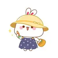 萌兔卡通头像超梦卡通可爱兔子头像
