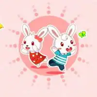 可爱贝小兔卡通头像,小兔子萌萌哒,乐呵呵
