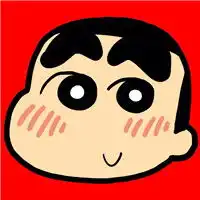 一个热血的boy红色调卡通男头
