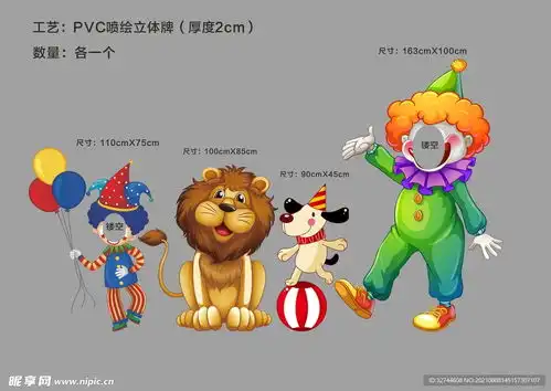 卡通人形立牌设计图
