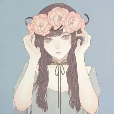 唯美复古素描女生头像高清图,唯美好看的女生素描头像
