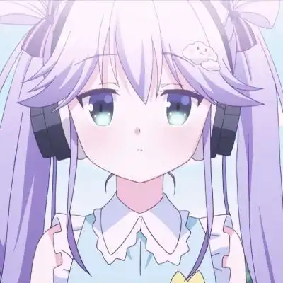 音乐少女动漫女生头像
