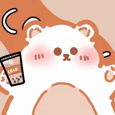 高甜小动物情侣头像
