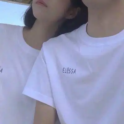 唯美半身情侣头像
