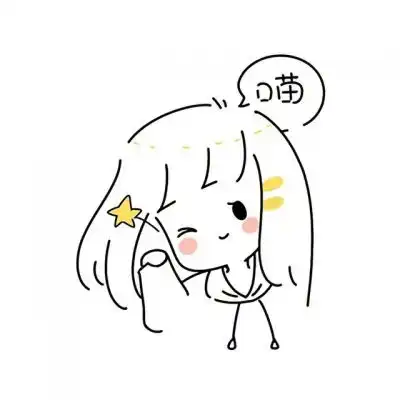 卡通简笔画情侣头像
