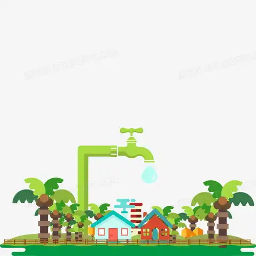 卡通手绘创意节约用水守护家园png图片素材免费下载素材png20002000像素
