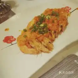大渔铁板烧环球城店的酸辣蒜蓉虾好不好吃用户评价口味怎么样宁波美食酸辣蒜蓉虾实拍图片大众点评
