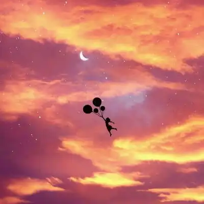 星空背景图浪漫星空美丽夜景
