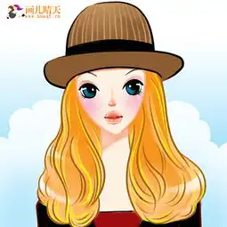 给麦考林网站绘制的卡通头像
