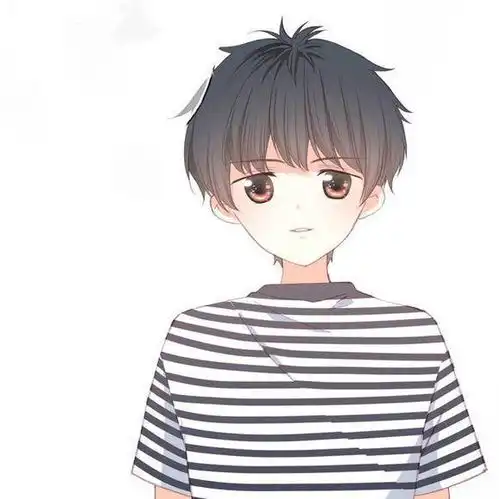 怦然心动漫画情侣头像
