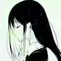 动漫情侣头像一男一女黑白图片求这个另一半
