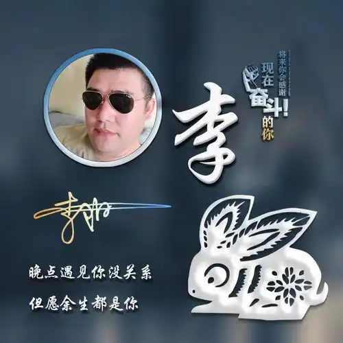 以你之姓冠我之名,二十多款高清精致商务签名头像,彰显你的个性
