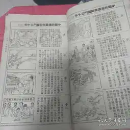1952年历书内有毛爷爷头像和连环画
