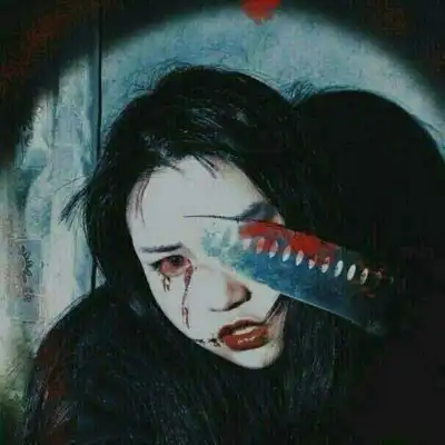 病娇真人恐怖血腥头像胆小勿点

