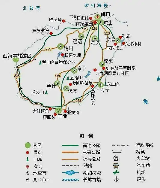 超级干货全国34省旅游地图精简版,超详细路线搞定每次行程
