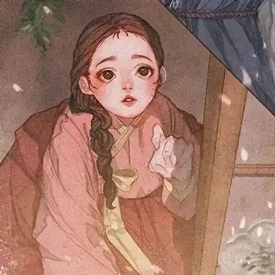 一组好看的动漫情侣头像
