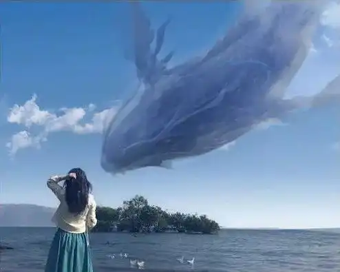 最近大鱼壁纸风很大每条大鱼都曾相遇,椿去湫来,海棠花开
