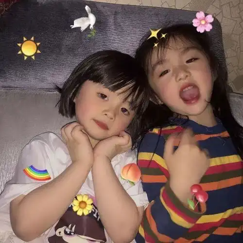 一批超美腻闺蜜头像

