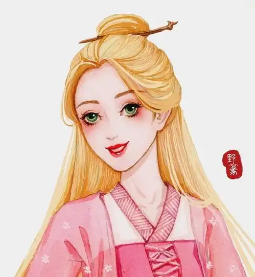 迪士尼公主们不仅换了发型,还穿上了汉服,这份中国风太美了
