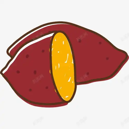 卡通美食烤红薯插画餐饮元素免抠png设计图片免费下载页面网页平面电商创意素材海鲜美味素材
